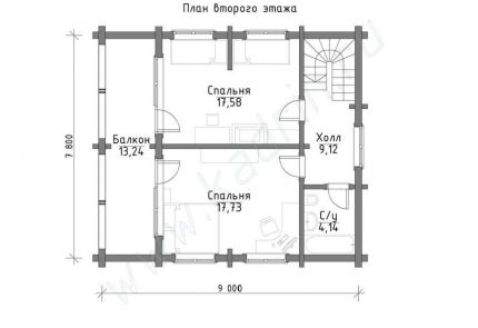 Дом из клееного бруса Гарленд, 5