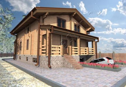 Дом из клееного бруса Гилберт, 3