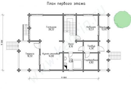 Дом из клееного бруса Гилберт, 5