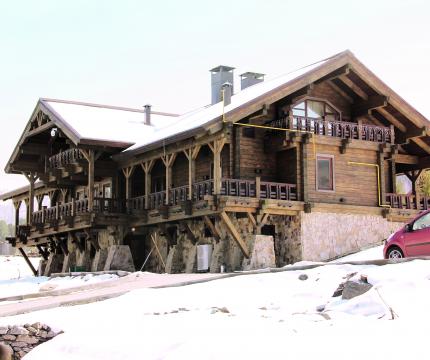 Дом из клееного бруса Ресторанный комплекc на Алтае