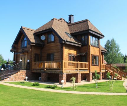 Дом из клееного бруса Волоколамский район – строительство под ключ по выгодной цене в  | Кадрин