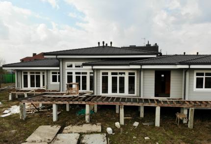 Дом из клееного бруса Рузский район – строительство под ключ по выгодной цене в  | Кадрин