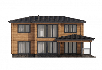 Дом из клееного бруса Прага, 5