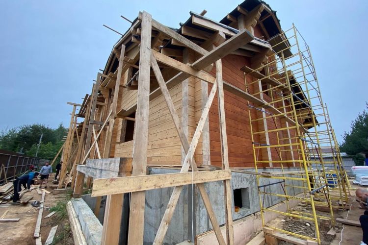Дом с бассейном из клееного бруса в Ивановской области, 3