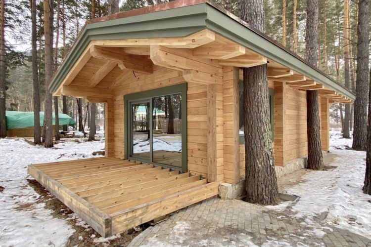 Дом из клееного бруса Гостиничный комплекс, 2