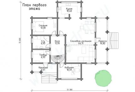 Дом из клееного бруса Харлинген, 5